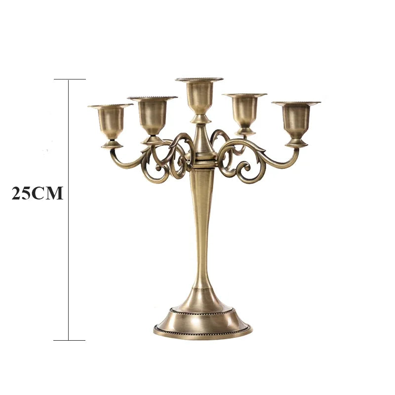 Home Bronze 3-Arm/5-Arm Candelabra