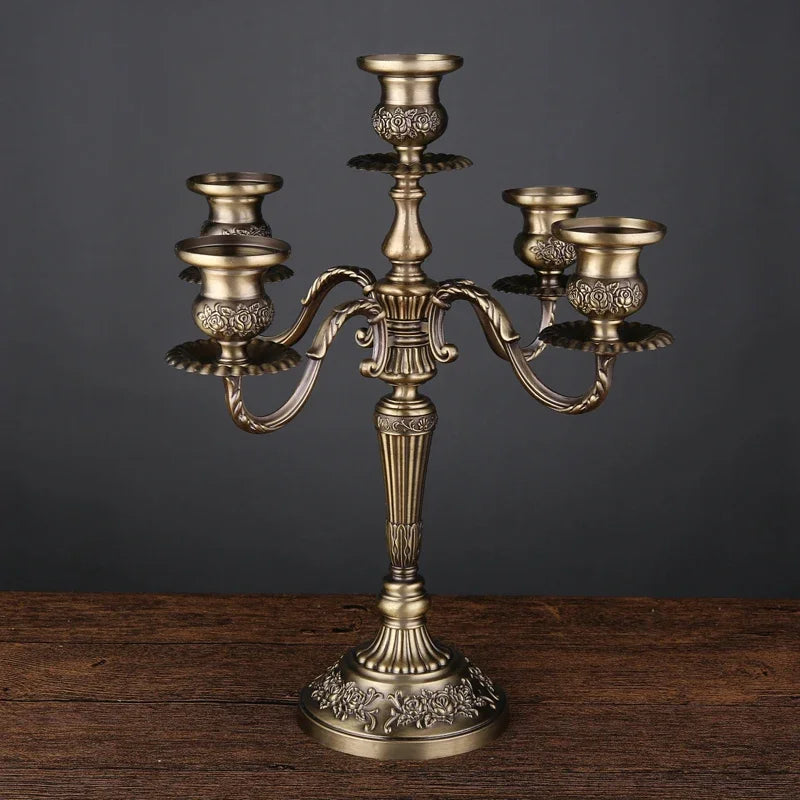 Home Bronze 3-Arm/5-Arm Candelabra