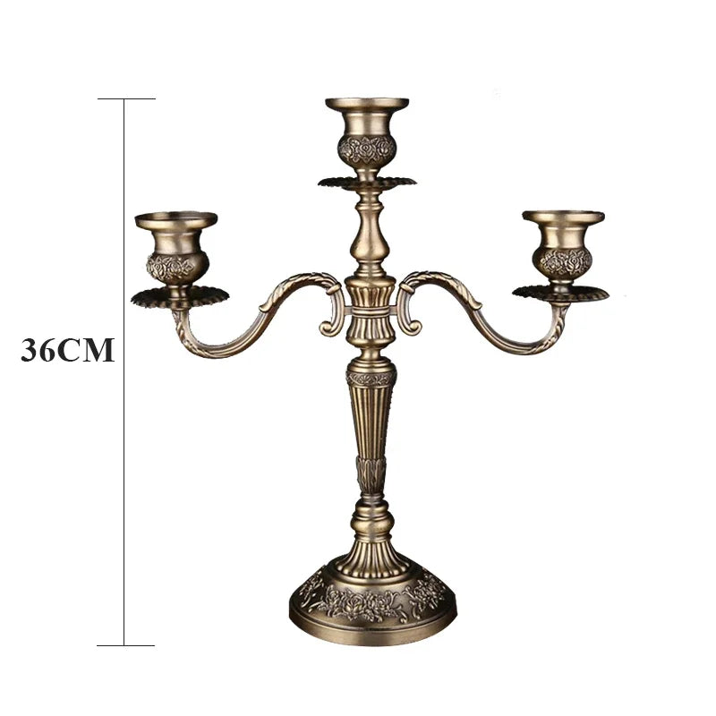 Home Bronze 3-Arm/5-Arm Candelabra