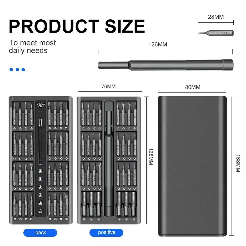 63 in 1 Precision Screwdriver Set