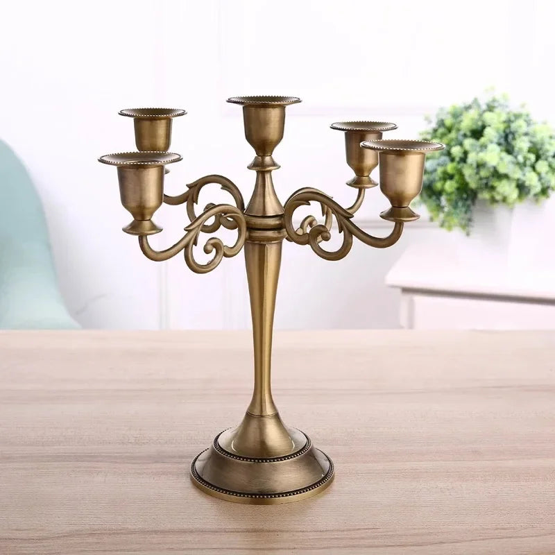 Home Bronze 3-Arm/5-Arm Candelabra